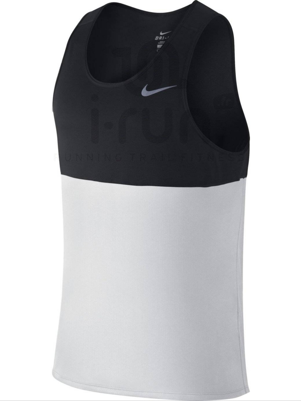 Men's Nike Racer Singlet Tank White Black XL NWOT